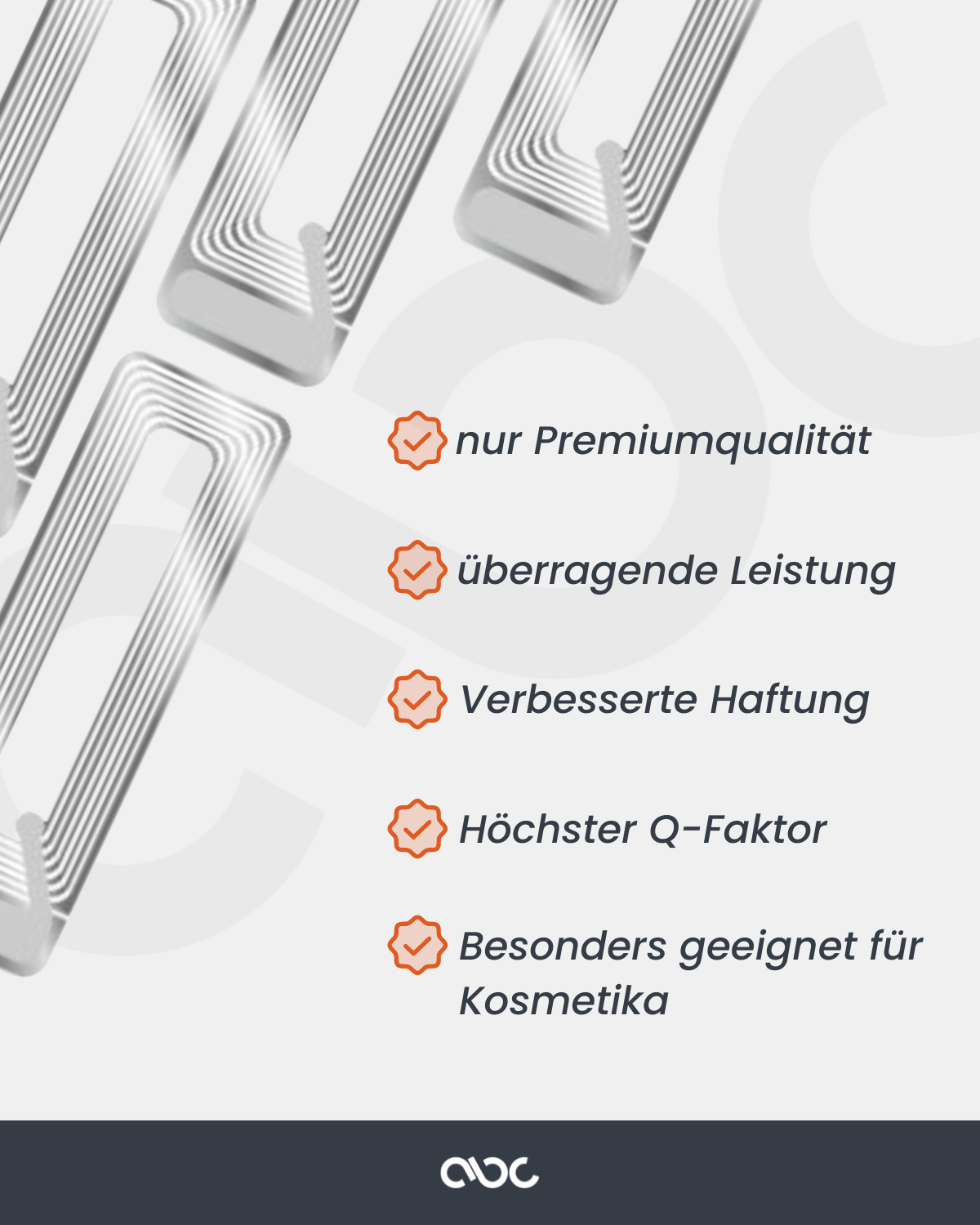 20x65 RF Sicherheitsetiketten transparent | 1000 Stück