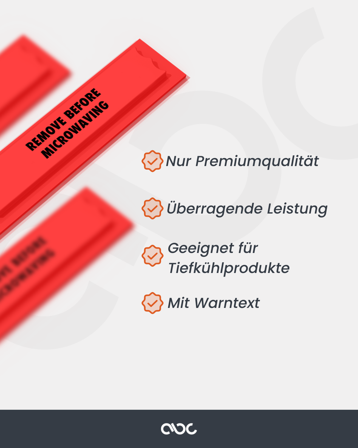 AM Tiefkühlkost Sicherheitsetiketten | 5000 Stück