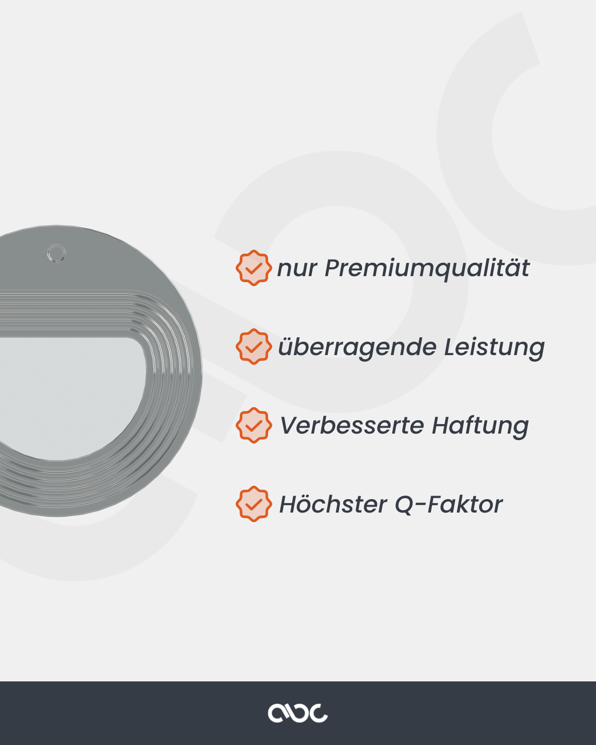 Runde 34mm RF Sicherheitsetiketten transparent | 1000 Stück